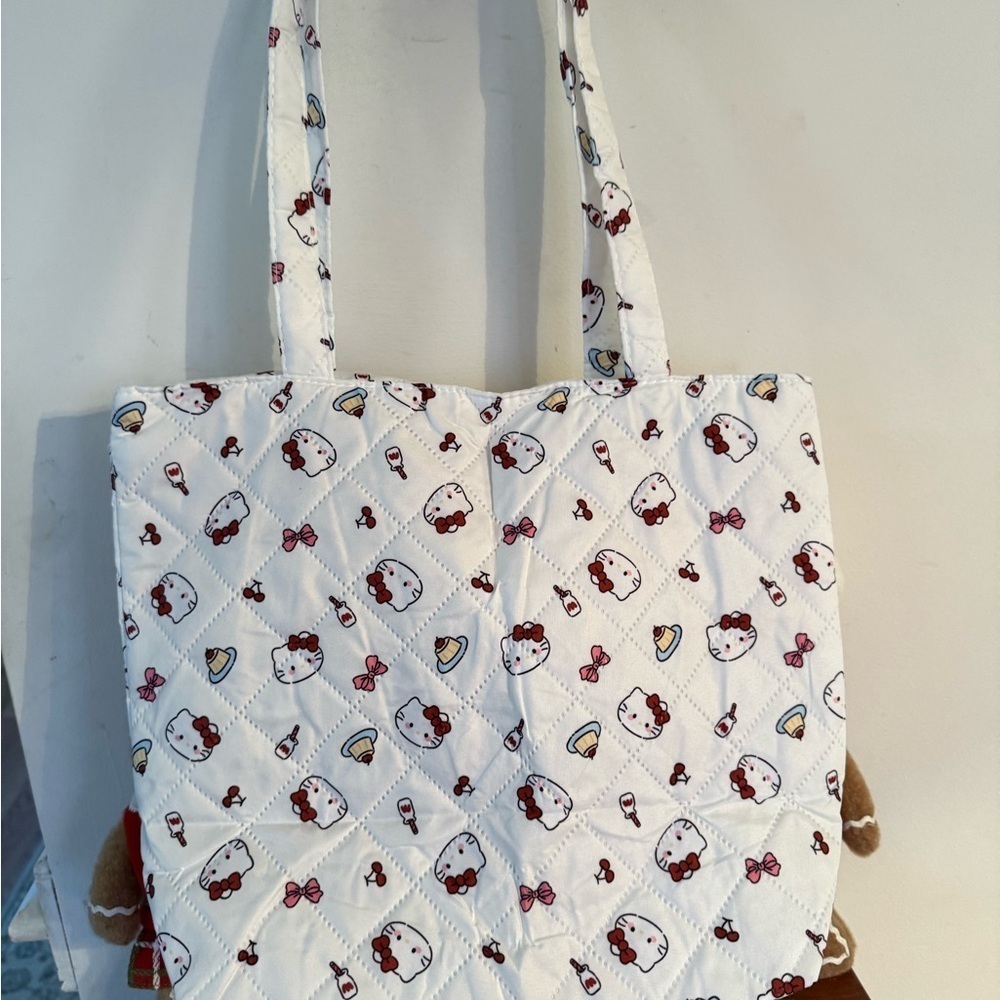 New Hello Kitty Quilted Tote Bag - Picture 2 of 6